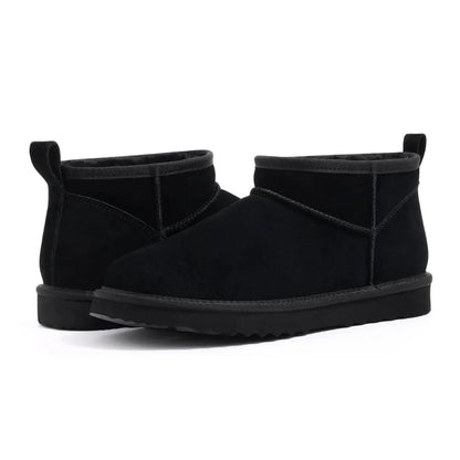 Alix Warm Suède Enkellaarsje Dames - Gevoerde Boots met Antislip zool