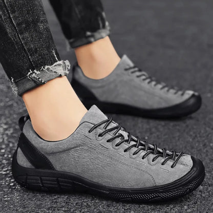 Suède Wandelschoenen Heren - Sneakers met Hielversteviging & Demping