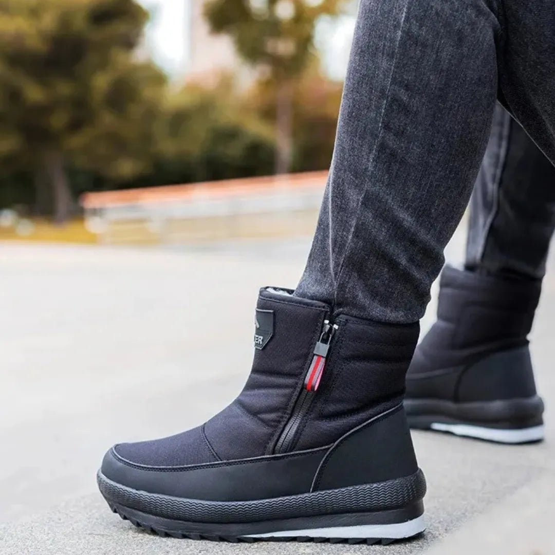 Jurre Warme Snowboots Heren – Waterdichte Schoenen met Antislip Zool