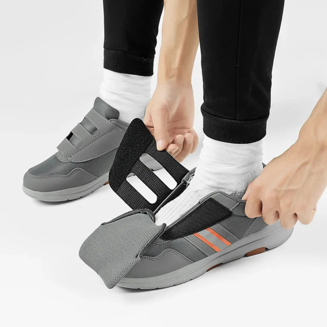 Darin Brede Schoenen met Klittenband - Geschikt bij Hielspoor