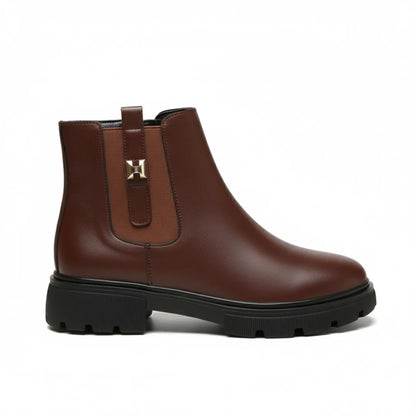 Raya Gevoerde Enkellaarzen Dames – Warme Snowboots met Rits