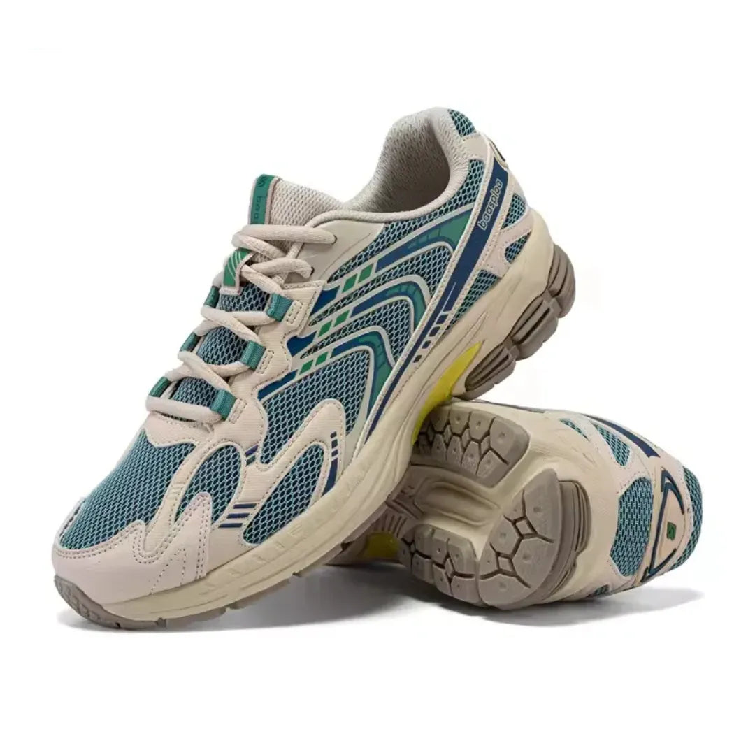 RunWave Hardloop Sneakers Heren - Comfortabele Retro Sportschoenen