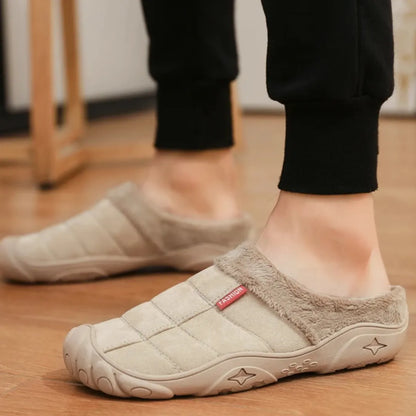 Pantoffels Heren – Comfortabele Warme Sloffen met Zachte Zool