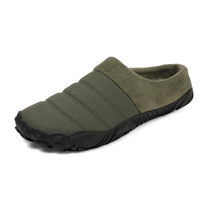 Toby Barefoot Pantoffels – Warme Pluche Slippers met Antislip Zool