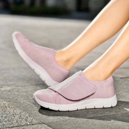 Diabetes Schoenen Dames – Orthopedische Instappers met Klittenband