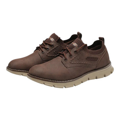 Casual Leren Schoenen Heren - Flexibele Zool & Ademend Design