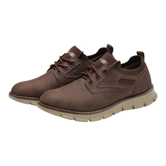 Casual Leren Schoenen Heren - Flexibele Zool & Ademend Design