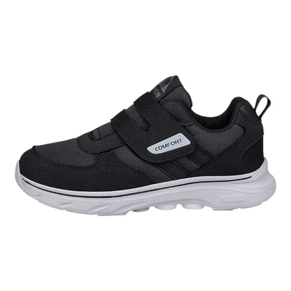 Heren Diabetes Schoenen met Hakje - Schoenen met Klittenband & Demping