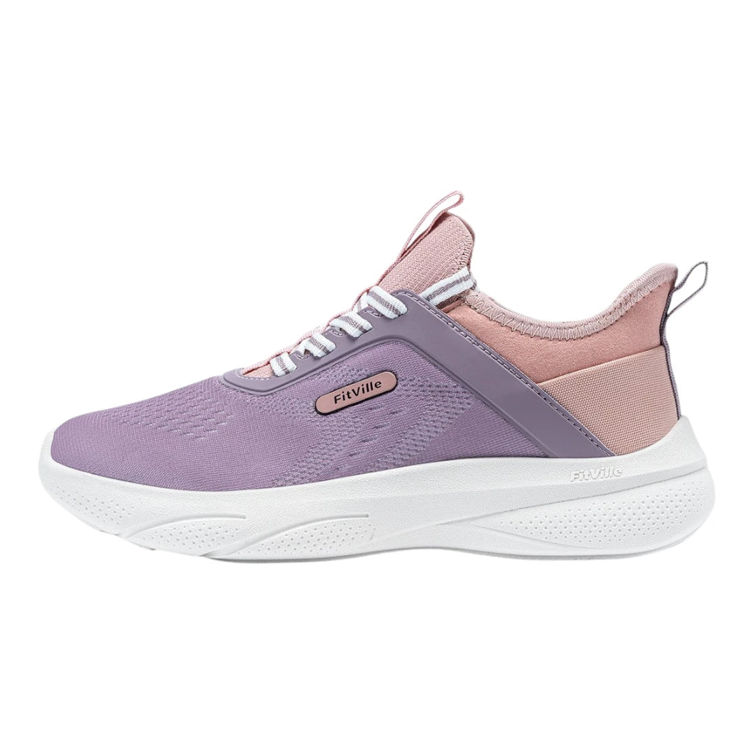 Slip On Sneakers Dames - Sportschoenen met Brede Leest & Ondersteuning