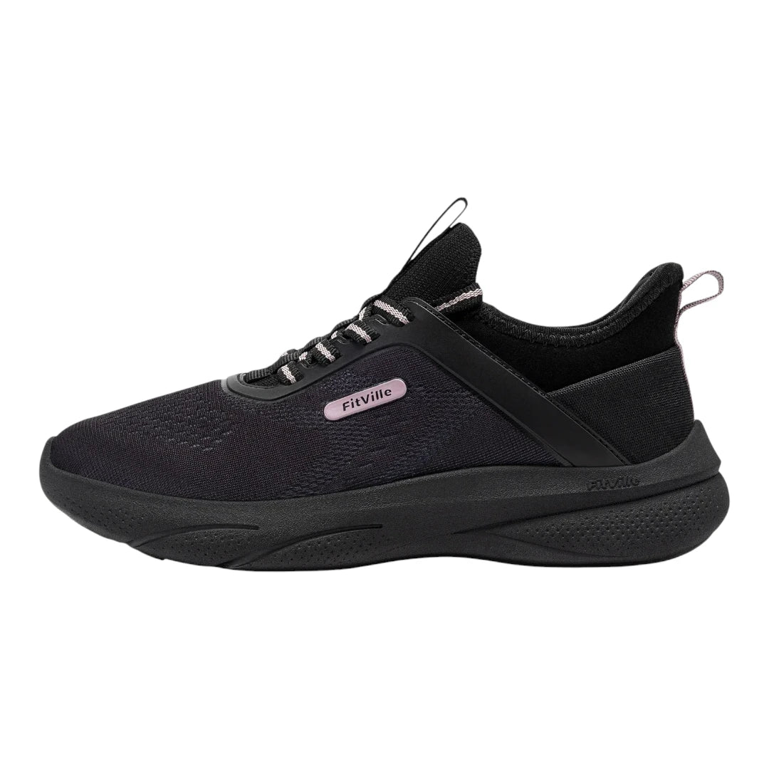 Slip On Sneakers Dames - Sportschoenen met Brede Leest & Ondersteuning