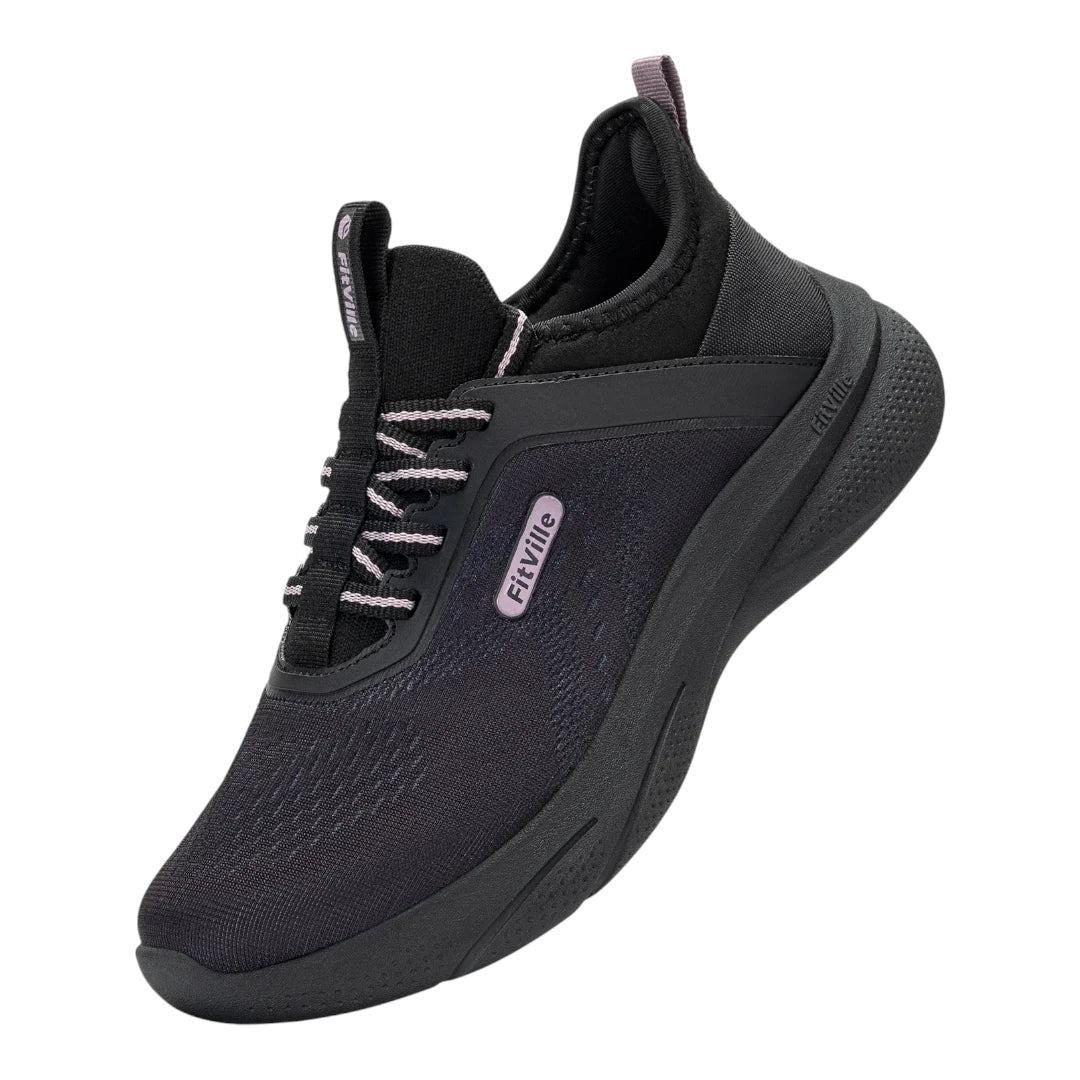 Slip On Sneakers Dames - Sportschoenen met Brede Leest & Ondersteuning