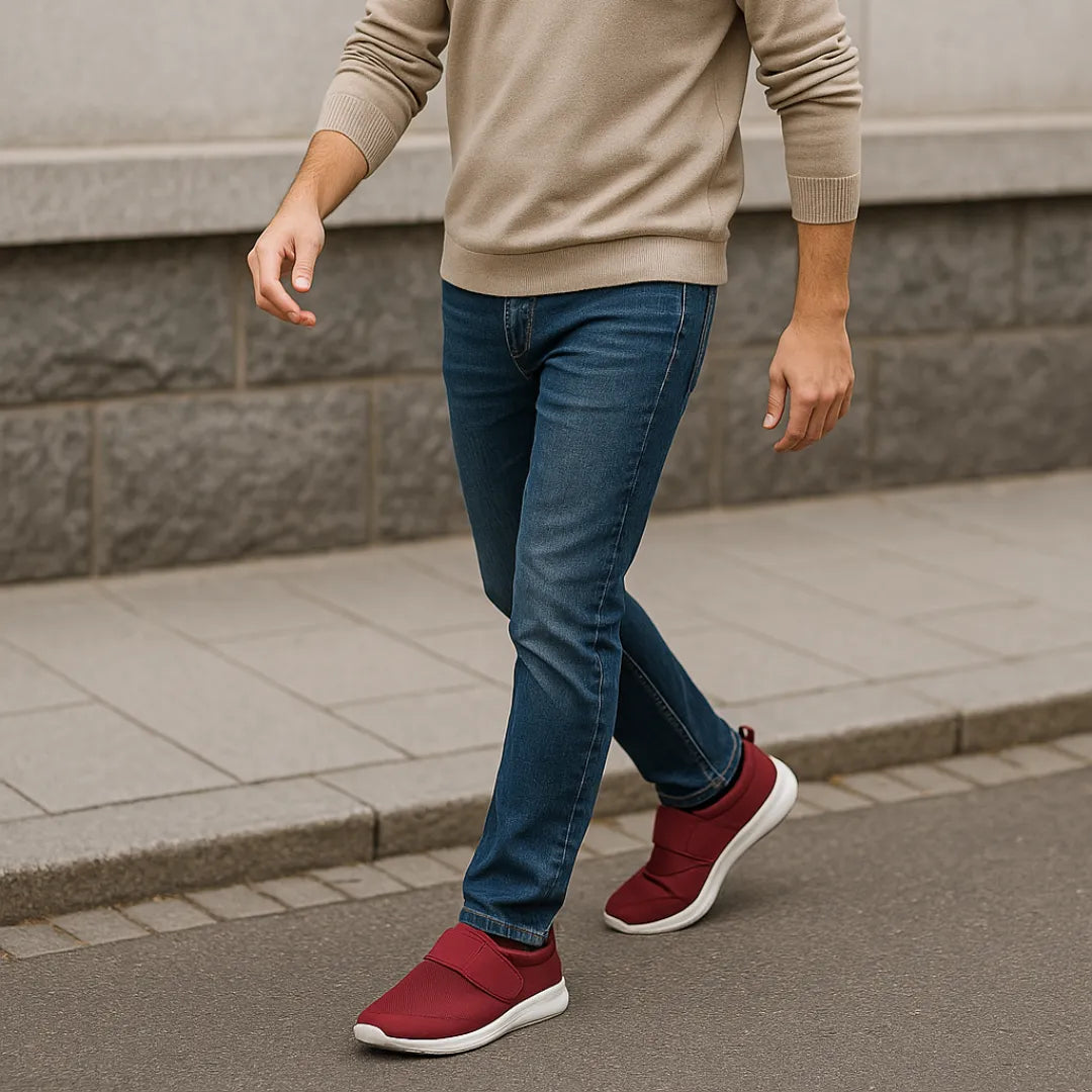Orthopedische Diabetes Schoenen Unisex – Brede Klittenband Schoenen