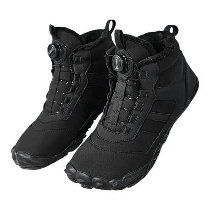 Barefoot Schoenen Heren - Winterschoenen met Voering & Boa Sluiting