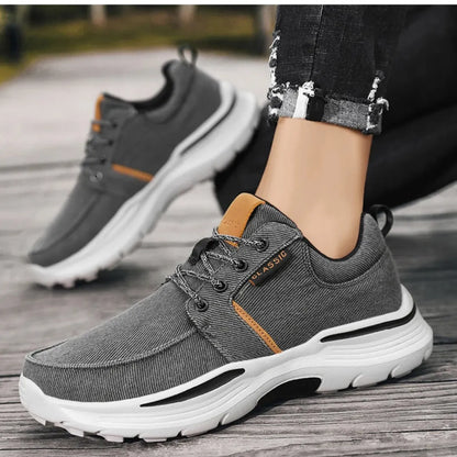 Mark Comfortabele Heren Sneakers met Demping - Uitneembare Zool