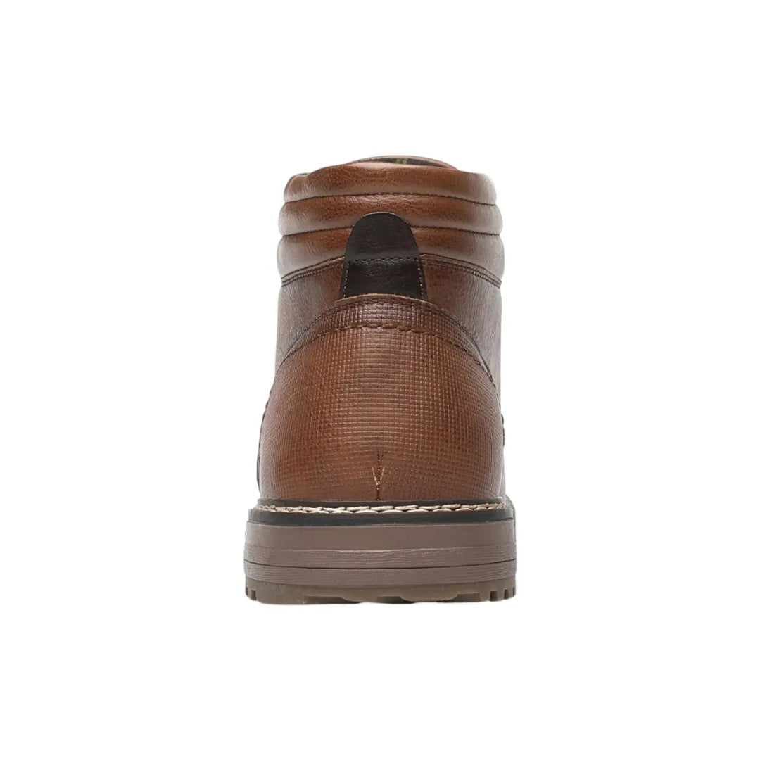Vegan Leren Enkelboots Heren – Comfortabele Casual Veterschoenen