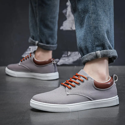 Casual Sneakers Heren - Schoenen met Vetersluiting & Uitneembare Zool