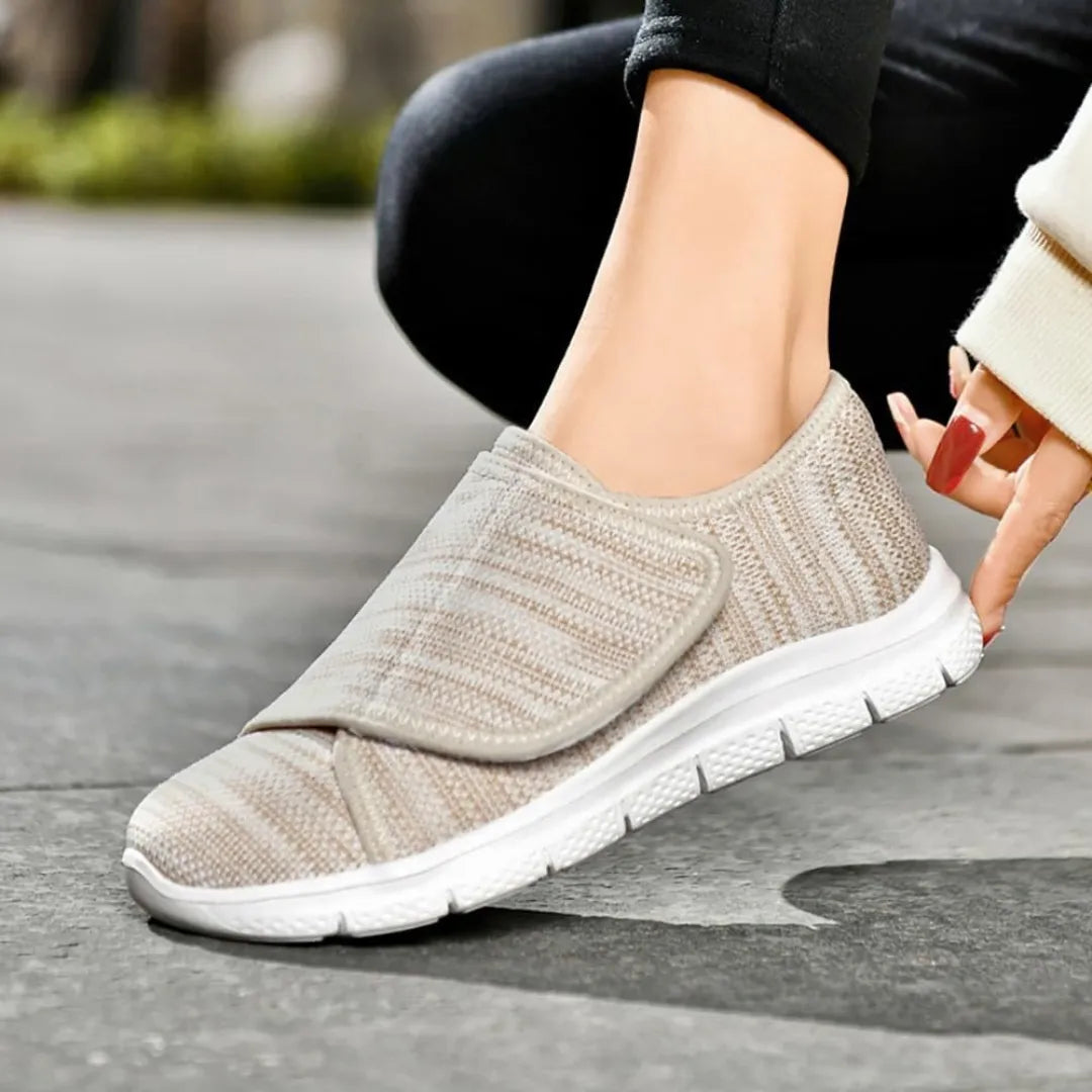 Diabetes Schoenen Dames – Orthopedische Instappers met Klittenband