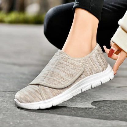Diabetes Schoenen Dames – Orthopedische Instappers met Klittenband