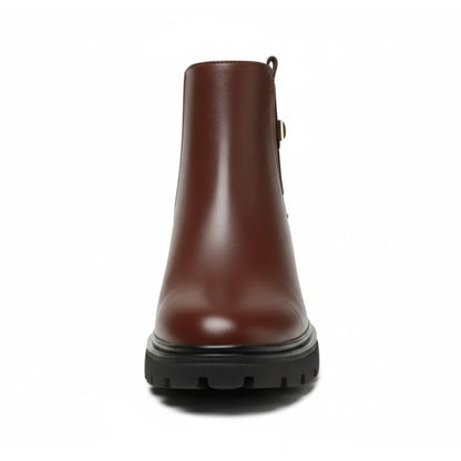 Raya Gevoerde Enkellaarzen Dames – Warme Snowboots met Rits