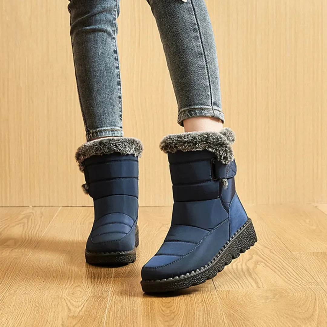 Fenna Dames Snowboots – Waterdichte Laarzen met Warme Voering