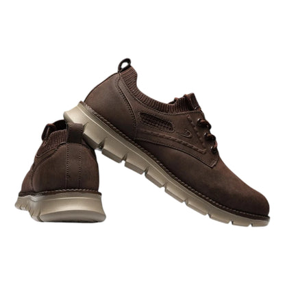 Casual Leren Schoenen Heren - Flexibele Zool & Ademend Design