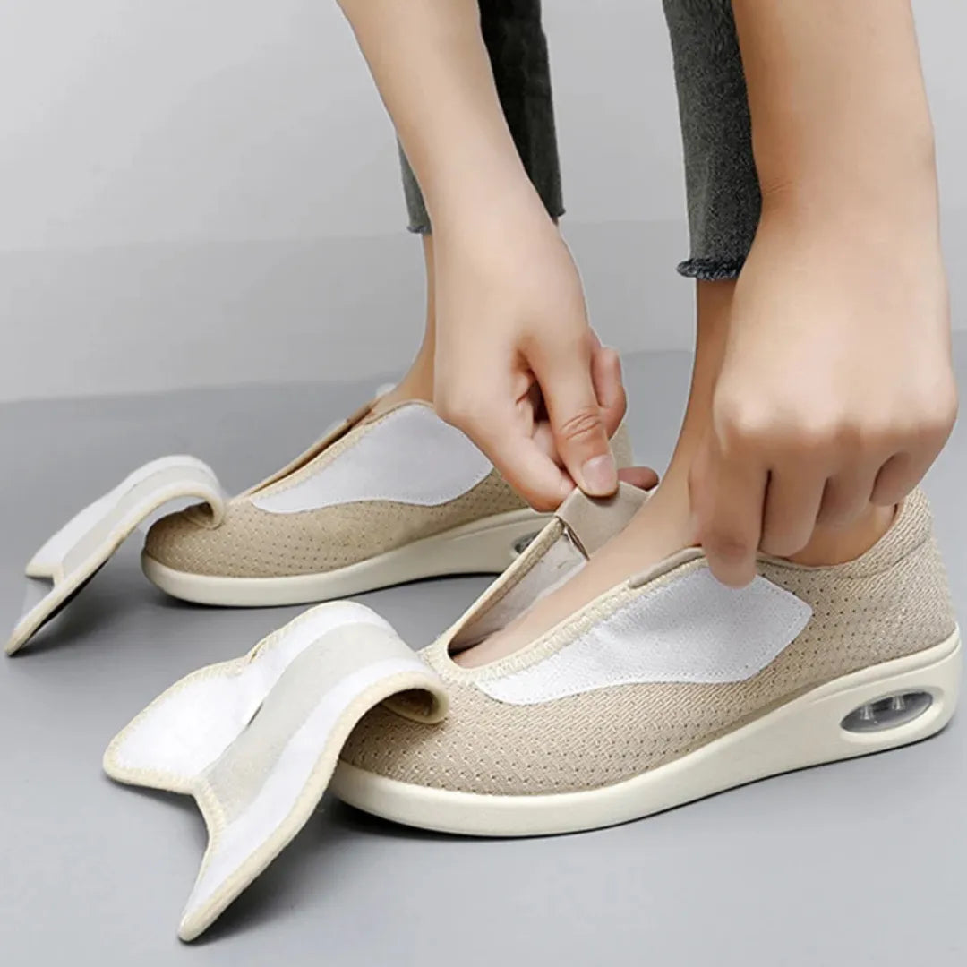 Elya Diabetes Schoenen Dames - Orthopedisch met Verstelbare Pasvorm