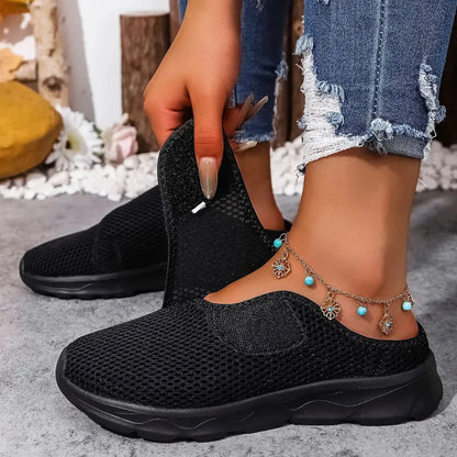 Tesa Dames Instap Pantoffels - Verstelbare Diabetes Pantoffels