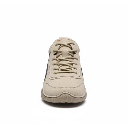 Arvid Leren Herenschoenen - Comfortabele Hoge Sneakers met Antislip