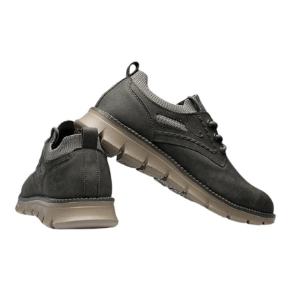 Casual Leren Schoenen Heren - Flexibele Zool & Ademend Design