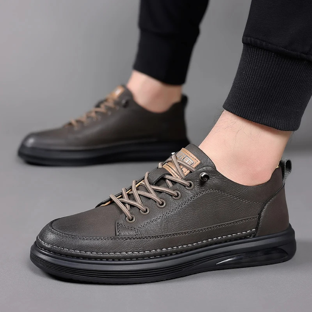Dylan Heren Sneakers met Elastische Vetersluiting – Dempende Zool