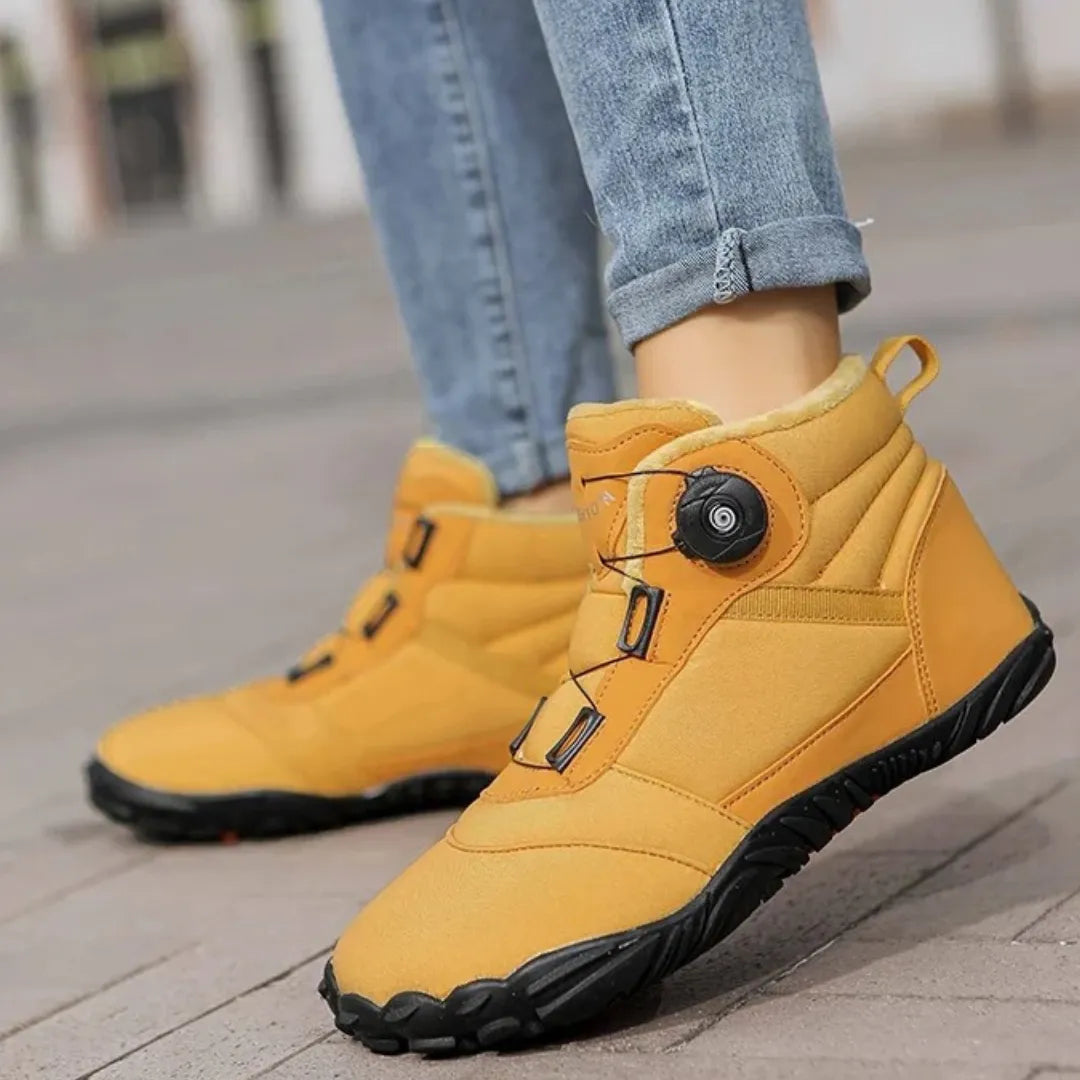 Axton Barefoot Winterboots – Laarzen met Warme Voering & Boa Sluiting