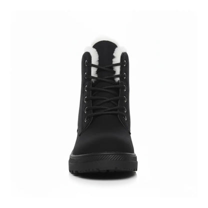 Dames Winterboots – Warme Enkellaarsjes met Voering en Antislip Zool