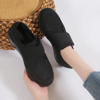 Diabetes Schoenen Dames - Brede Schoenen met Ademend Mesh