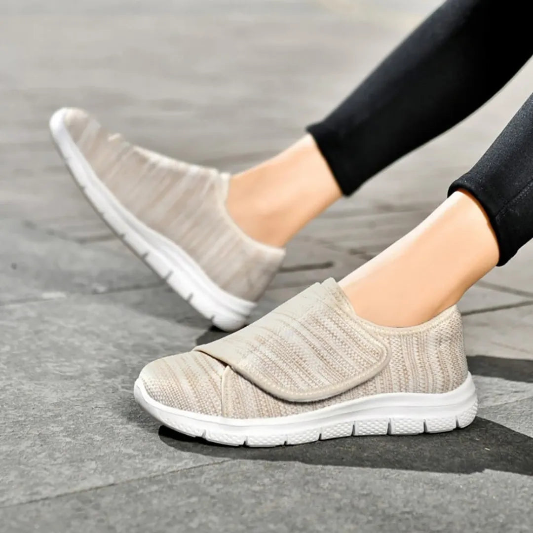 Diabetes Schoenen Dames – Orthopedische Instappers met Klittenband