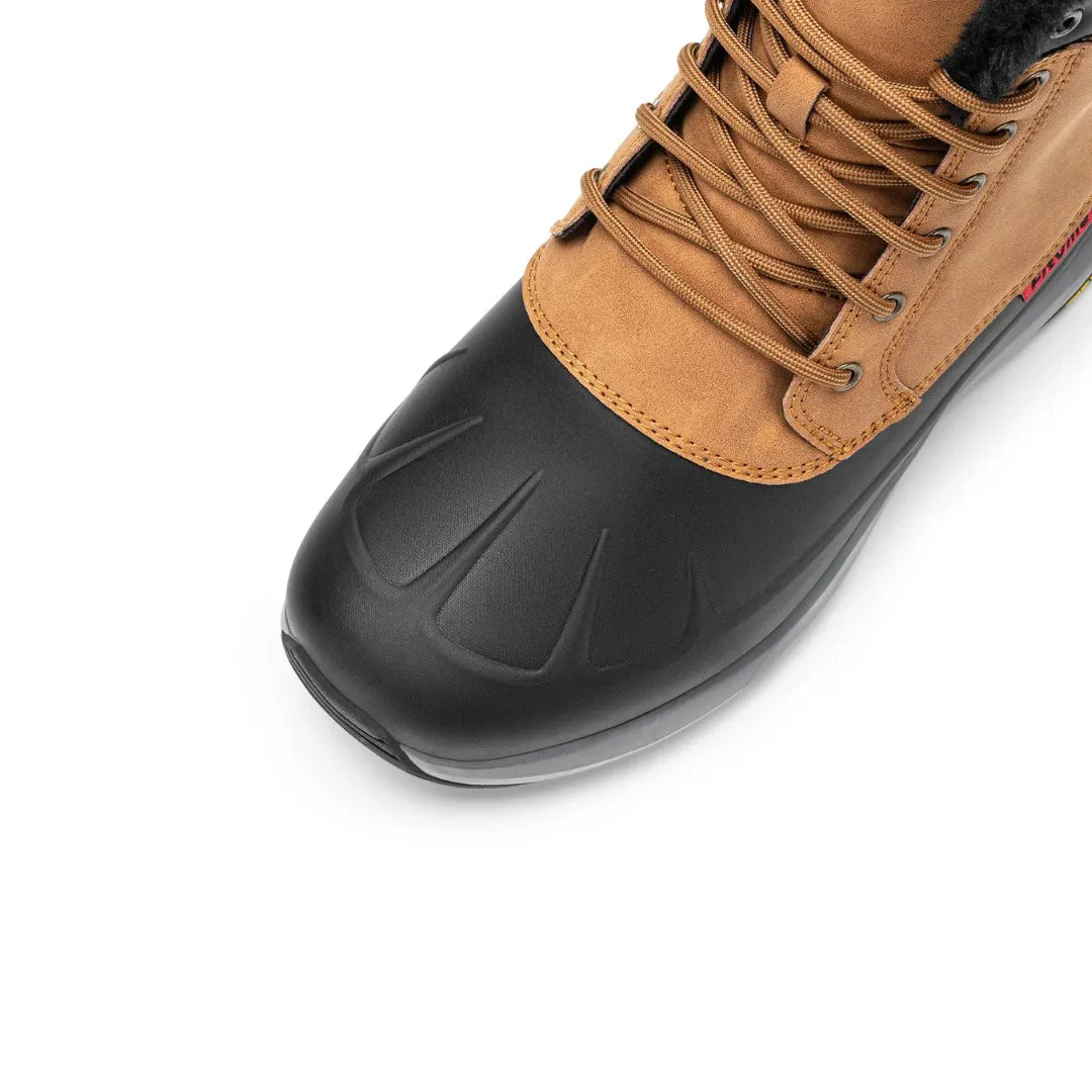 Piet Heren Winterlaarzen – Gevoerde Snowboots met Brede Teendoos
