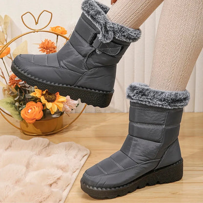 Fenna Dames Snowboots – Waterdichte Laarzen met Warme Voering