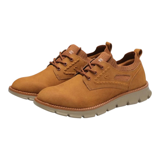 Casual Leren Schoenen Heren - Flexibele Zool & Ademend Design