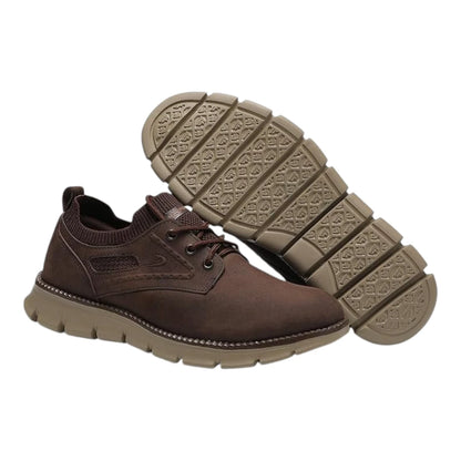 Casual Leren Schoenen Heren - Flexibele Zool & Ademend Design
