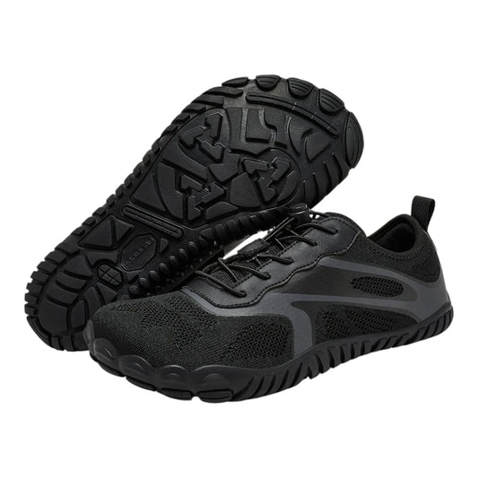 Miro Barefoot Wandelsneakers met Elastische Veters – Zero Drop Zool