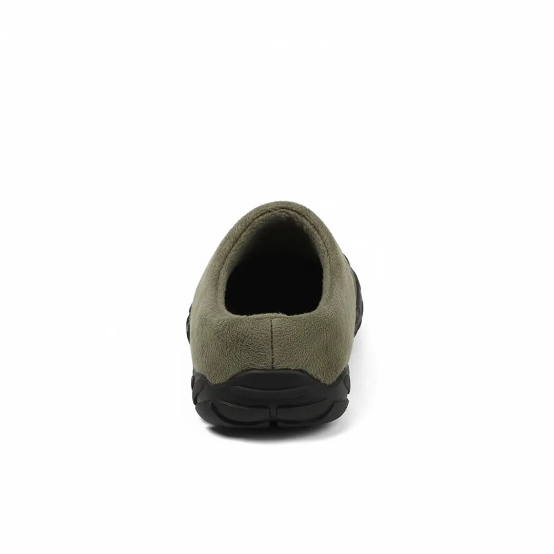 Toby Barefoot Pantoffels – Warme Pluche Slippers met Antislip Zool