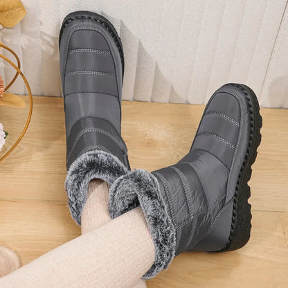 Fenna Dames Snowboots – Waterdichte Laarzen met Warme Voering