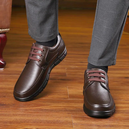 Mason Leren Veterschoenen Heren