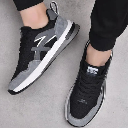 Noam Heren Schoenen – Lichte Mesh Sport Sneakers met Demping