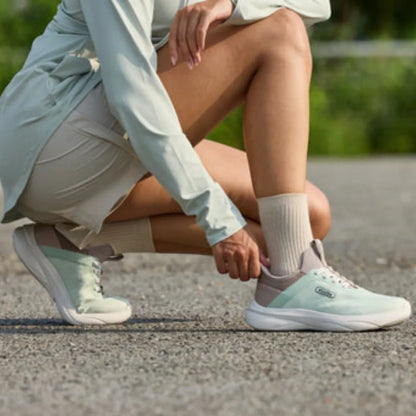 Slip On Sneakers Dames - Sportschoenen met Brede Leest & Ondersteuning