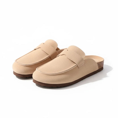 Mone Suède Pantoffels Dames - Comfortabele Clogs met Harde Zool