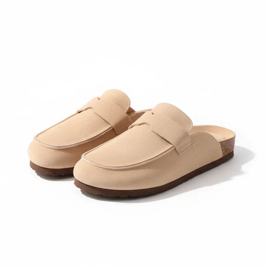 Mone Suède Pantoffels Dames - Comfortabele Clogs met Harde Zool