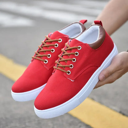 Casual Sneakers Heren - Schoenen met Vetersluiting & Uitneembare Zool