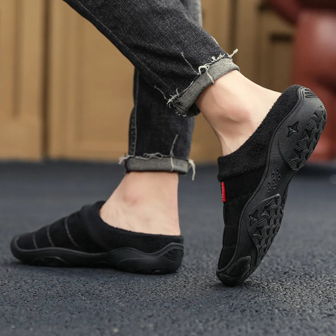 Pantoffels Heren – Comfortabele Warme Sloffen met Zachte Zool