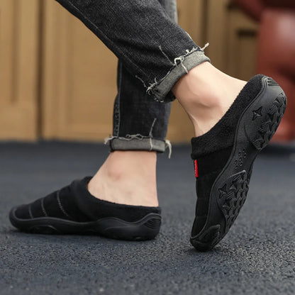 Pantoffels Heren – Comfortabele Warme Sloffen met Zachte Zool