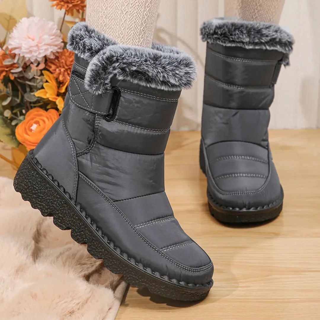 Fenna Dames Snowboots – Waterdichte Laarzen met Warme Voering